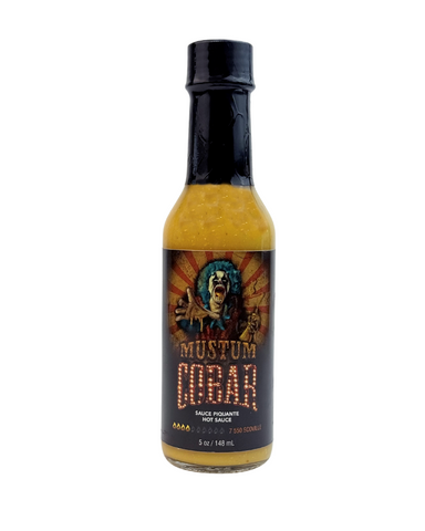 Cobar MUSTUM hot sauce - Perfect balance of mustard, honey and cheese, 7,500 Scoville Units