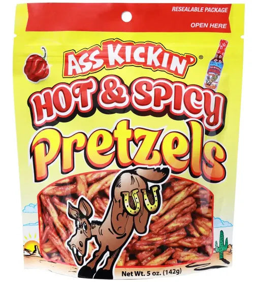 Ass Kickin’ Hot & Spicy Pretzels