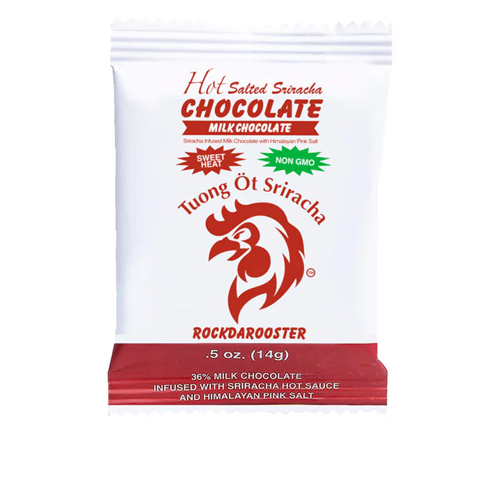 Rock Da Rooster | Chocolat au lait infusé au sriracha