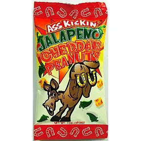 Ass Kickin’ Jalapeno Cheddar Peanuts
