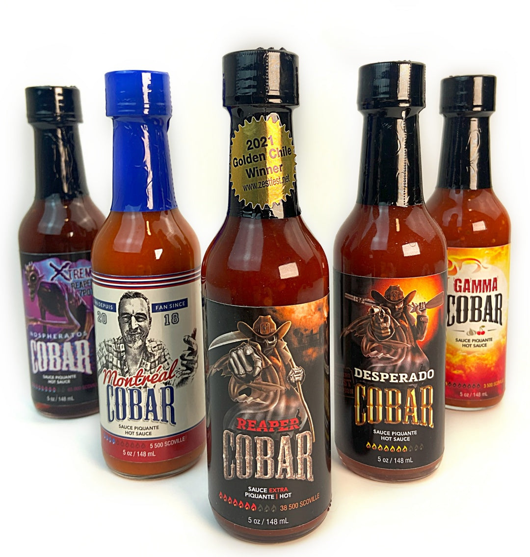 Gift Kit of 5 Xtrem hot sauces
