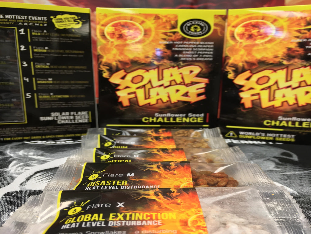 Blazing Foods - Solar Flare Sunflower Seed Challenge